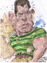 Cartoon: Flint Marko the Sandman (small) by RoyCaricaturas tagged sandman spiderman actors