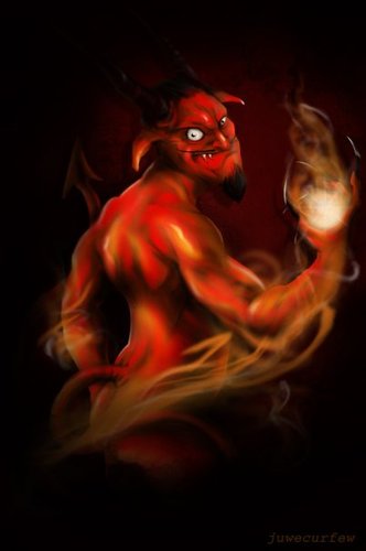 Cartoon: el diablito (medium) by juwecurfew tagged el,diablito