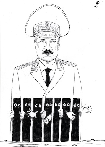 Cartoon: Elections in Belarus (medium) by paolo lombardi tagged belarus,lukashenko