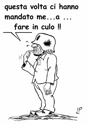 Cartoon: Grillo oggi (medium) by paolo lombardi tagged grillo,elections,politics