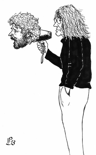 Cartoon: La Voce del Padrone (medium) by paolo lombardi tagged italy,politics,satire,cartoon,election,berlusconi,grillo