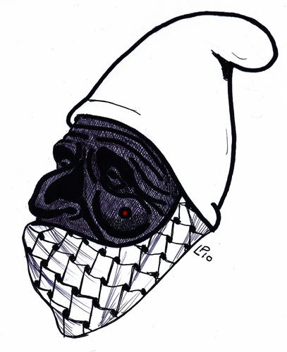 Cartoon: Naples Intifada (medium) by paolo lombardi tagged italy,politics,berlusconi