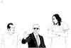 Cartoon: Biden and body guards (small) by paolo lombardi tagged biden,usa,elections,president