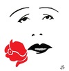 Cartoon: Edith Piaf (small) by paolo lombardi tagged france