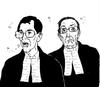 Cartoon: gli uomini del Presidente (small) by paolo lombardi tagged italy,berlusconi,satire,caricature