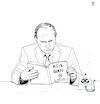 Cartoon: His battle (small) by paolo lombardi tagged putin,russia,ukraine,war,atomic,europe,world
