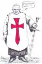 Cartoon: il papa re restauratore (small) by paolo lombardi tagged italy politic satire caricature ratzinger chiesa