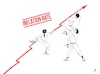 Cartoon: Inflation and strikes (small) by paolo lombardi tagged economy,inflation,strike,riot