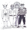 Cartoon: Italians Village People (small) by paolo lombardi tagged italy,racism,politics,satire,berlusconi