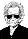 Cartoon: Keith Richards (small) by paolo lombardi tagged rolling,stones,cartoon,caricature