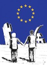 Cartoon: New Europe (small) by paolo lombardi tagged italy,slovenia,europe