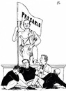 Cartoon: Resurrection of the precarious (small) by paolo lombardi tagged italy,job,work,arbeit