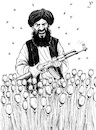 Cartoon: Taliban s business (small) by paolo lombardi tagged taliban,afghanistan,opium