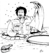 Cartoon: the Rat (small) by paolo lombardi tagged libya,gaddafi,war,krieg,peace