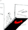 Cartoon: The wall collapses (small) by paolo lombardi tagged afd,germany,elections,nazism,wall