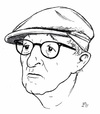 Cartoon: Woody Allen (small) by paolo lombardi tagged actor,cinemas