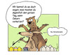 Cartoon: Nach Ostern (small) by Mergel tagged osterhase,eier,pause,ferien,urlaub,freizeit,feiertage