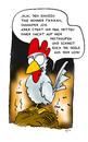 Cartoon: Super Job (small) by Mergel tagged hahn,mist,job,mißgunst,neid,schattenseite