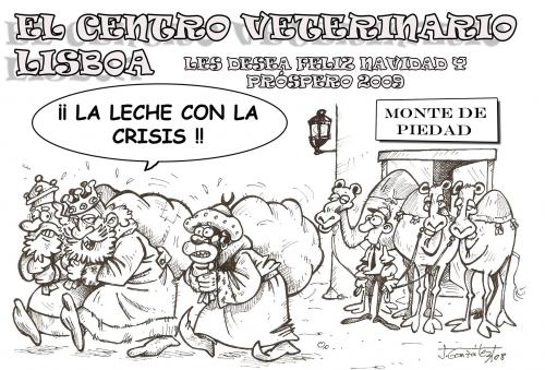 Cartoon: FELIZ NAVIDAD (medium) by PEPE GONZALEZ tagged navidad,draw,dibujo