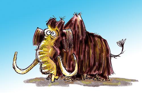 Cartoon: MAMUT (medium) by PEPE GONZALEZ tagged animals,animales,mamut