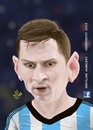 Cartoon: messi (small) by abdullah tagged messi barcelona catalone argentina