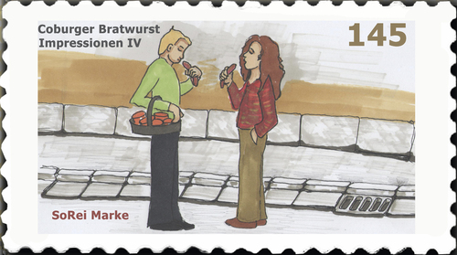 Briefmarke Coburg 4