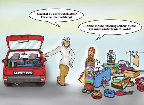 Cartoon: Handgepäck und Kleinigkeiten (medium) by SoRei tagged auto,übergepäck,verzicht,handgepäck,kleinigkeiten,gepäck,reisen,kofferraum,wäschekorb,kleiderstange,kuchen,topfpflanze,schuhe,trommel,koffer,reisetasche,verreisen,umstand,abholen,mitnehmen,besitz,das,nötigste,bücher,ballast,haustier,messie,beautycase,reisen,gepäck,kleinigkeiten,handgepäck,verzicht,übergepäck,auto,kofferraum,wäschekorb,kleiderstange,kuchen,topfpflanze,schuhe,trommel,koffer,reisetasche,verreisen