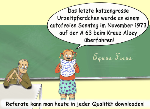 Cartoon: Referat (medium) by SoRei tagged schule,biologie,unterricht,vortrag,referat,download,wissen,schule,biologie,unterricht,vortrag,referat,download,wissen