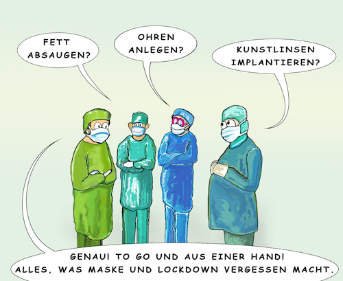 Cartoon: Sonderangebot (medium) by SoRei tagged sale,special,offer,verkaufsförderung,medizin,marktwirtschaft,lockdownfolgen,masken,ffp2,ökonomie,augenarzt,plastisch,ästhetisch,hno,augenheilkunde,lasik,op,earfold,fadenmethode,spezialisten,brille,beschlagen,brillenfrei,coronawampe,coronaröllchen,gewinnmaximierung,nutzenmaximierung,privathaushalt,unternehmen,adaption,sale,special,offer,verkaufsförderung,medizin,marktwirtschaft,lockdownfolgen,masken,ffp2,ökonomie,augenarzt,plastisch,ästhetisch,hno,augenheilkunde,lasik,op,earfold,fadenmethode,spezialisten,brille,beschlagen,brillenfrei,coronawampe,coronaröllchen,gewinnmaximierung,nutzenmaximierung,privathaushalt,unternehmen,adaption