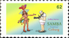 Cartoon: Briefmarke Coburg 10 (small) by SoRei tagged regional,insider,briefmarke,coburg,samba
