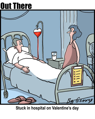 Cartoon: sick valentine (medium) by George tagged sick,valentine