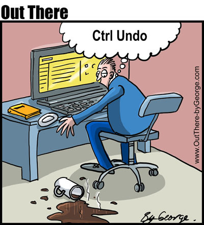 Cartoon: undo (medium) by George tagged undo