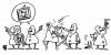 Cartoon: end of discussion (small) by toonman tagged discussion,argument