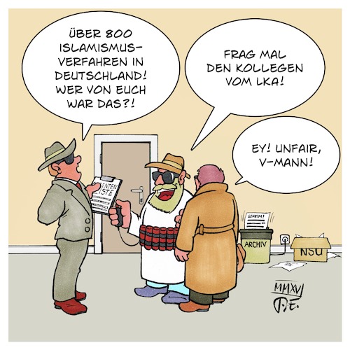 800 Islamismus-Verfahren