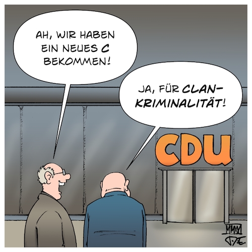 Cartoon: C wie Clankriminalität (medium) by Timo Essner tagged cdu,csu,mundnasenschutz,masken,mns,korruption,maskenskandal,wahljahr,berater,provisionen,bestechung,vorteilsnahme,cartoon,timo,essner,cdu,csu,mundnasenschutz,masken,mns,korruption,maskenskandal,wahljahr,berater,provisionen,bestechung,vorteilsnahme,cartoon,timo,essner