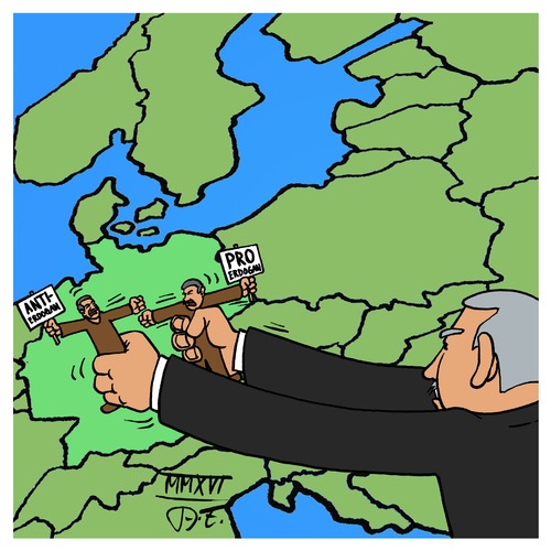 Cartoon: Der lange Arm des Erdogan (medium) by Timo Essner tagged türkei,innenpolitik,kurden,pkk,is,terror,terroristen,gülen,bewegung,kultur,kampf,krieg,bürgerkrieg,faschismus,politische,säuberungen,ausland,deutschland,cartoon,timo,essner,türkei,innenpolitik,kurden,pkk,is,terror,terroristen,gülen,bewegung,kultur,kampf,krieg,bürgerkrieg,faschismus,politische,säuberungen,ausland,deutschland,cartoon,timo,essner