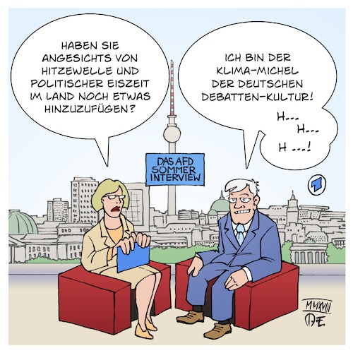 Cartoon: Fühl-Horst im Sommerinterview (medium) by Timo Essner tagged horst,seehofer,ard,sommerinterview,csu,afd,rechtsruck,sommer,interview,hitze,hitzewelle,klima,michel,cartoon,timo,essner,horst,seehofer,ard,sommerinterview,csu,afd,rechtsruck,sommer,interview,hitze,hitzewelle,klima,michel,cartoon,timo,essner