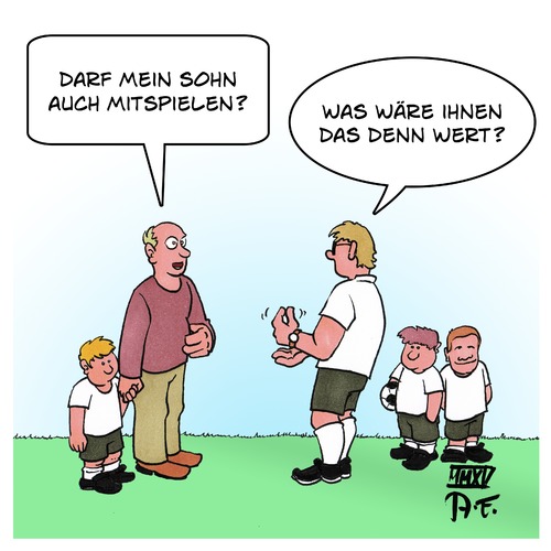 Gekaufter Fußball