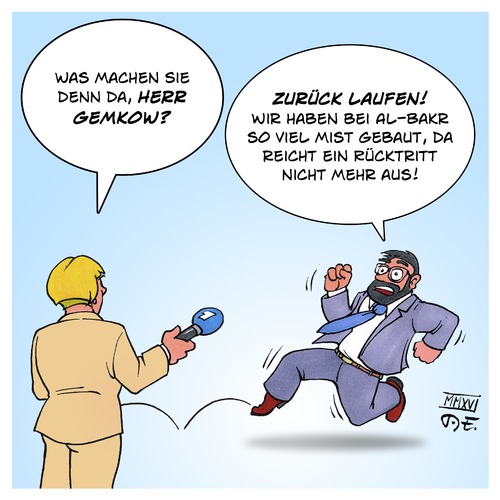 Cartoon: Gemkow Al-Bakr (medium) by Timo Essner tagged albakr,al,bakr,polizei,sachsen,innenminister,sebastian,gemkow,terror,terrorismus,rücktritt,cartoon,timo,essner,albakr,al,bakr,polizei,sachsen,innenminister,sebastian,gemkow,terror,terrorismus,rücktritt,cartoon,timo,essner