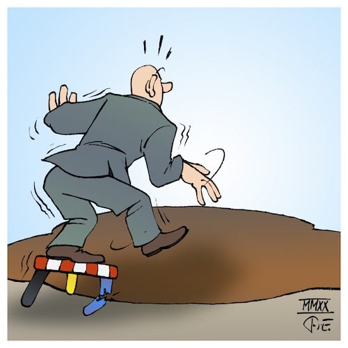 Cartoon: Kemmerich (medium) by Timo Essner tagged thomas,kemmerich,thüringen,landtag,wahl,ministerpräsident,cdu,fdp,afd,cartoon,timo,essner,thomas,kemmerich,thüringen,landtag,wahl,ministerpräsident,cdu,fdp,afd,cartoon,timo,essner