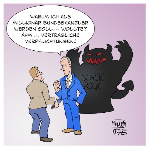 Merz Blackrock Vertrag