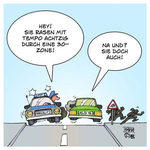 Cartoon: Mobile Blitzer (medium) by Timo Essner tagged polizei,verkehrspolizei,stvo,verkehrvergehen,verkehrsdelikte,mobile,blitzer,geschwindigkeitsübertretung,geschwindigkeit,cartoon,timo,essner,polizei,verkehrspolizei,stvo,verkehrvergehen,verkehrsdelikte,mobile,blitzer,geschwindigkeitsübertretung,geschwindigkeit,cartoon,timo,essner