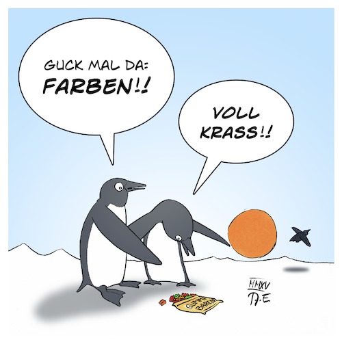 Pinguine Farben