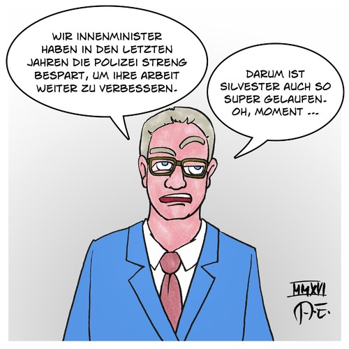 Cartoon: Polizei unter Beschuss (medium) by Timo Essner tagged deutsche,polizei,landespolizei,bundespolizei,deutschland,innenminister,länder,bundesländer,finanzierung,rettungskräfte,notärzte,krankenhäuser,feuerwehr,cartoon,timo,essner,deutsche,polizei,landespolizei,bundespolizei,deutschland,innenminister,länder,bundesländer,finanzierung,rettungskräfte,notärzte,krankenhäuser,feuerwehr,cartoon,timo,essner