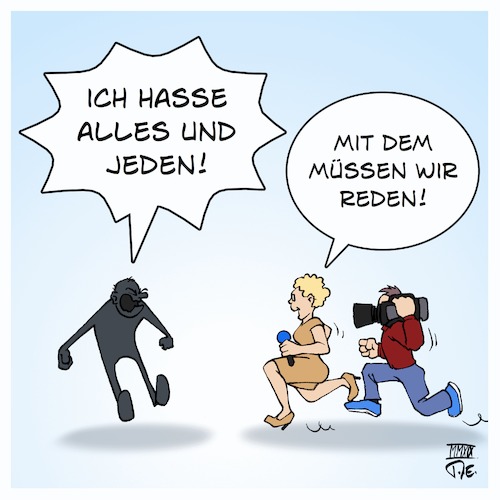 Cartoon: Rechte Bühne (medium) by Timo Essner tagged mit,rechten,reden,feiern,medien,talkshows,schreitv,bühne,bieten,zeitungen,clickbait,stimmungsmache,overton,fenster,verschiebung,aufmerksamkeitsökonomie,cartoon,timo,essner,mit,rechten,reden,feiern,medien,talkshows,schreitv,bühne,bieten,zeitungen,clickbait,stimmungsmache,overton,fenster,verschiebung,aufmerksamkeitsökonomie,cartoon,timo,essner