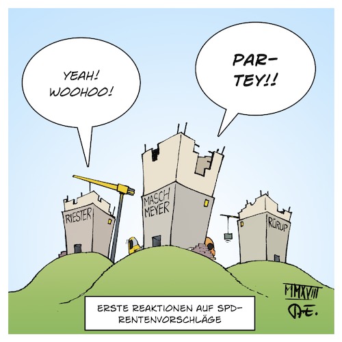 Cartoon: SPD-Rentner und die SPD-Rente (medium) by Timo Essner tagged spd,rente,agenda2010,hartziv,hartz4,gerhard,schröder,reform,rentenreform,privatisierung,maschmeyer,riester,rürup,private,altersvorsorge,rentenwirtschaft,cartoon,timo,essner,spd,rente,agenda2010,hartziv,hartz4,gerhard,schröder,reform,rentenreform,privatisierung,maschmeyer,riester,rürup,private,altersvorsorge,rentenwirtschaft,cartoon,timo,essner