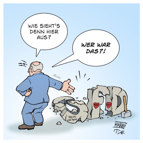 Cartoon: Steinbrück kritisiert die SPD (medium) by Timo Essner tagged peer,steinbrück,spd,honorare,neoliberalismus,kritik,partei,stinkefinger,verursacher,cartoon,timo,essner,peer,steinbrück,spd,honorare,neoliberalismus,kritik,partei,stinkefinger,verursacher,cartoon,timo,essner