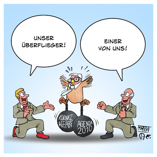 Überflieger Steinmeier von Timo Essner | Politik Cartoon ...