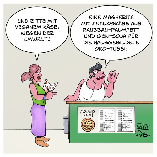 Cartoon: Veganer Käse (medium) by Timo Essner tagged veganer,käse,veganismus,vegetarier,vegetarismus,analogkäse,palmfett,gentechnik,soja,gensoja,essen,lifestyle,cartoon,timo,essner,veganer,käse,veganismus,vegetarier,vegetarismus,analogkäse,palmfett,gentechnik,soja,gensoja,essen,lifestyle,cartoon,timo,essner