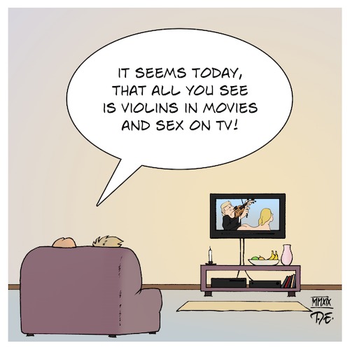 Violins and sex on TV